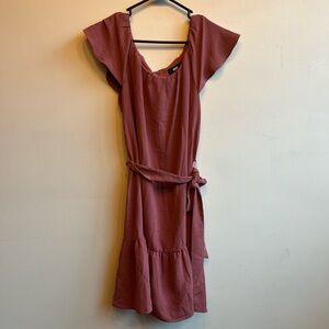 DKNY Mauve Mini Dress